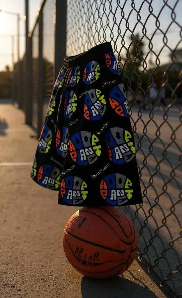 Hoop Planet Signature Logo Basketball Shorts