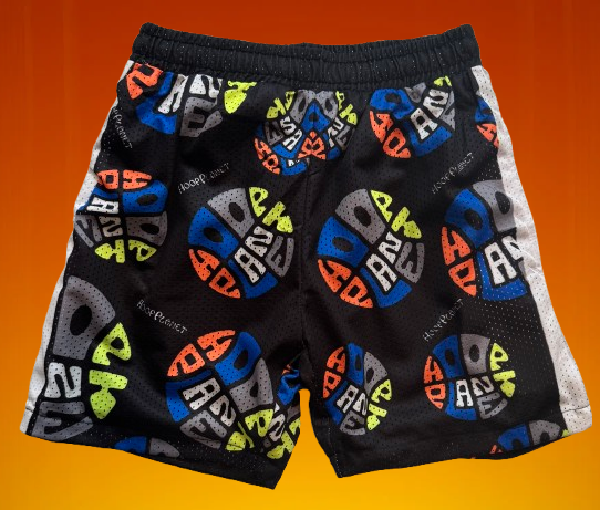 Hoop Planet Youth Signature Logo Basketball Shorts
