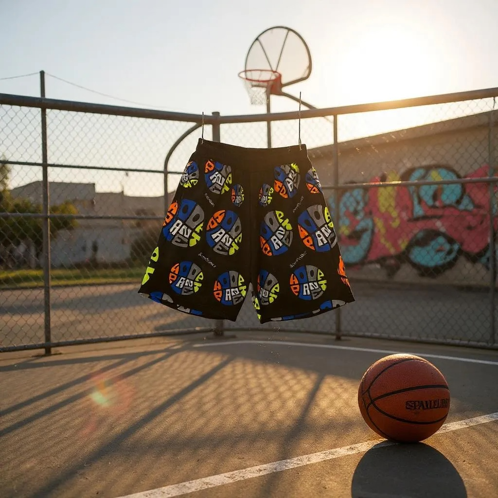 Hoop Planet Signature Logo Basketball Shorts