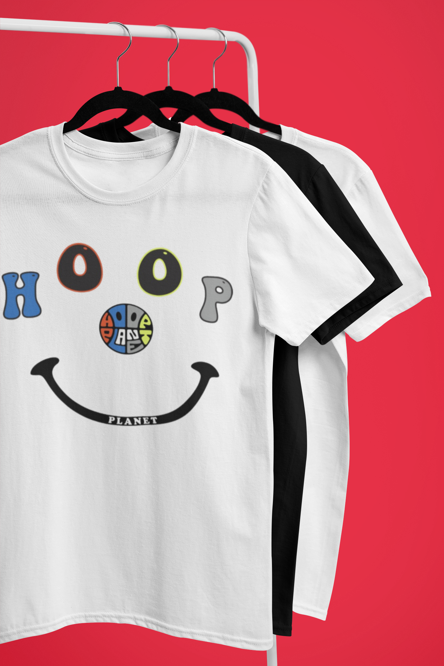 Hoop Planet Smiley T-Shirt