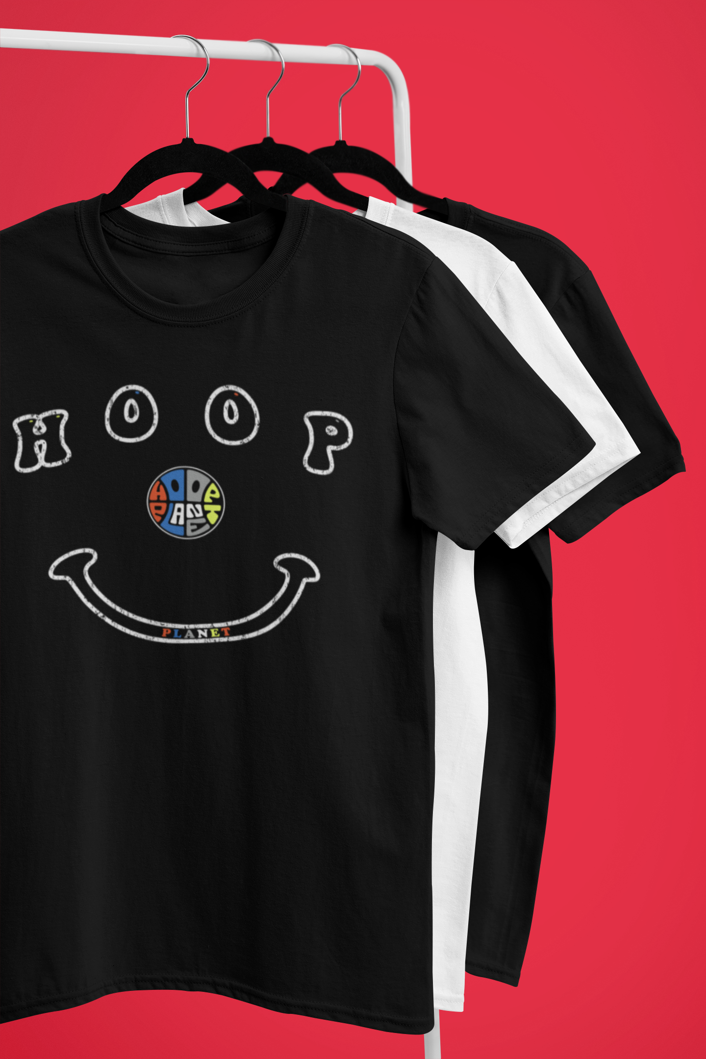 Hoop Planet Smiley T-Shirt