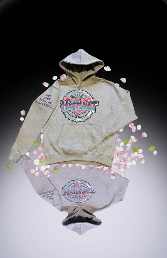 HoopPlanet Kids Live Love Breathe Basketball She Hoops Hoodie