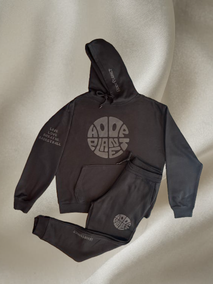 HoopPlanet Live Love Breathe Basketball Black Reflective Limited Edition Jogger Set