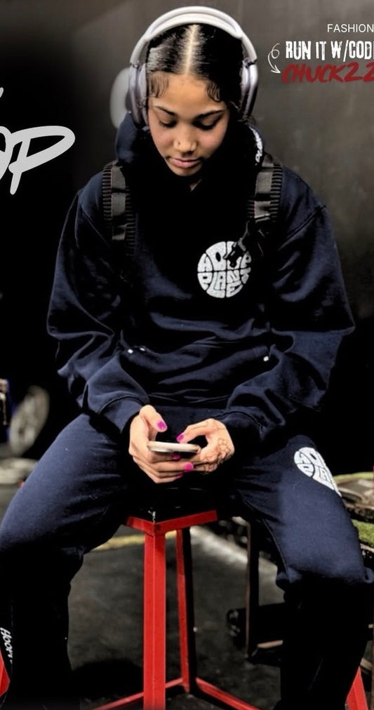 HoopPlanet Live Love Breathe Basketball Bling Limited Edition Jogger Set