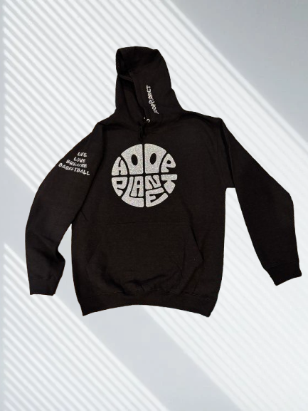 Limited Edition HoopPlanet Live Love Breathe Basketball BLING Hoodie